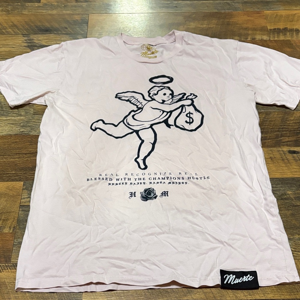 Hasta Muerete Get Money Angel Tshirt